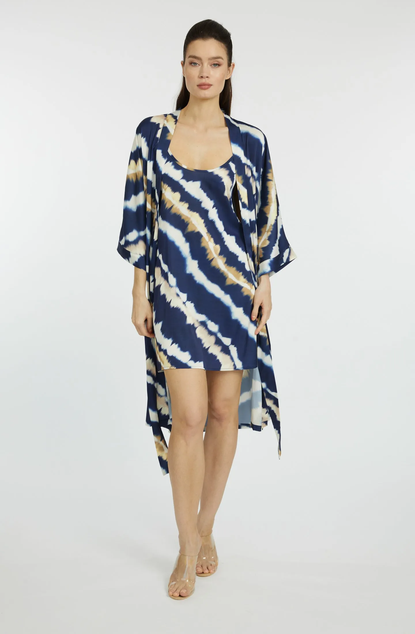Mai Tai Moon Silky Kimono