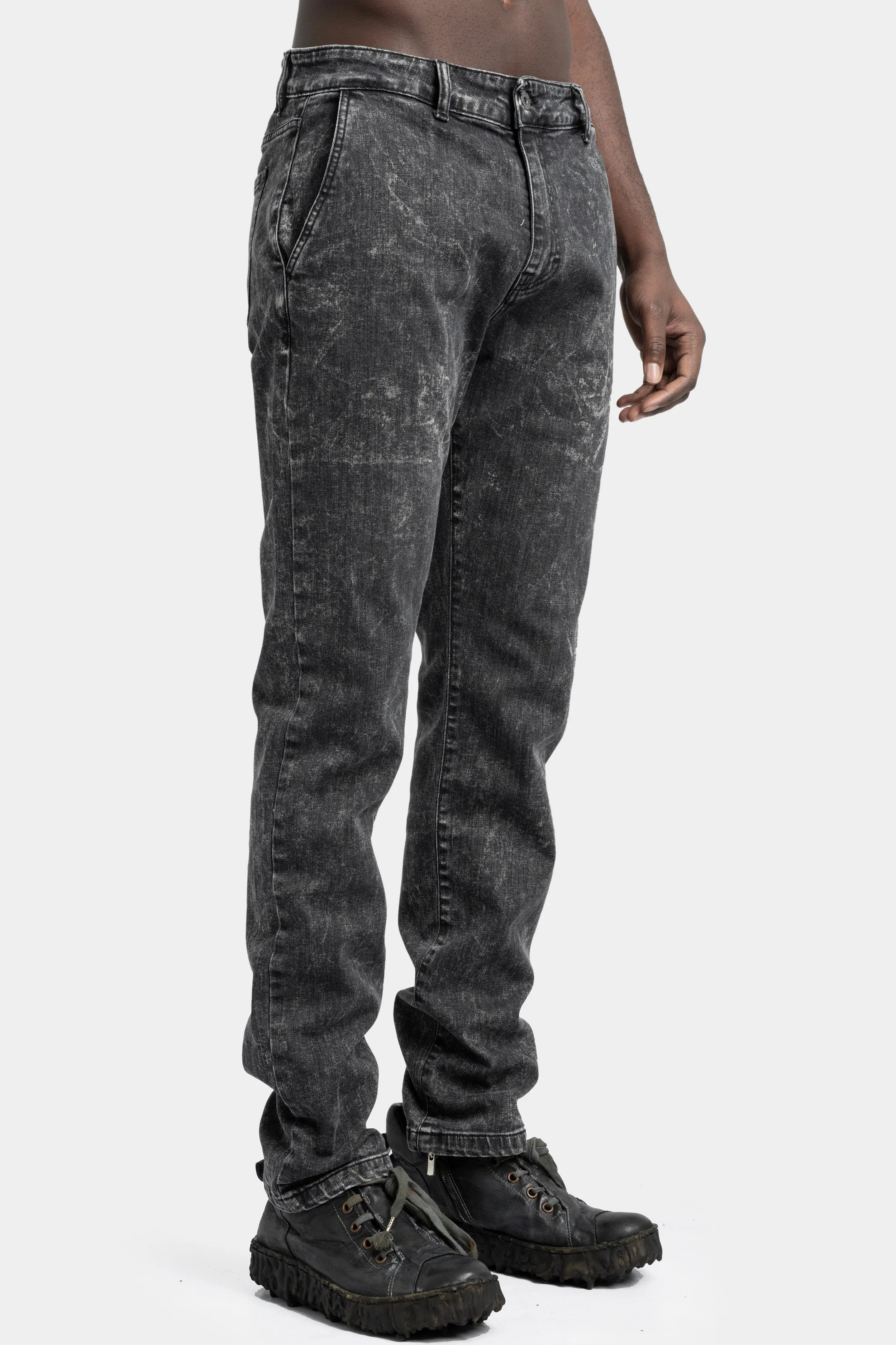 Marmorized jeans