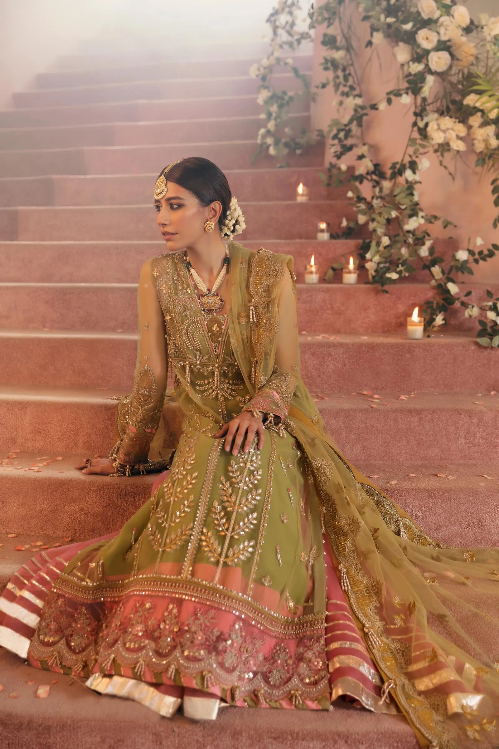 MEHZEBEEN (ZC22-04)  | Zaha Gossamer Collection 2022 | Unstitched Embroidered Net Suit