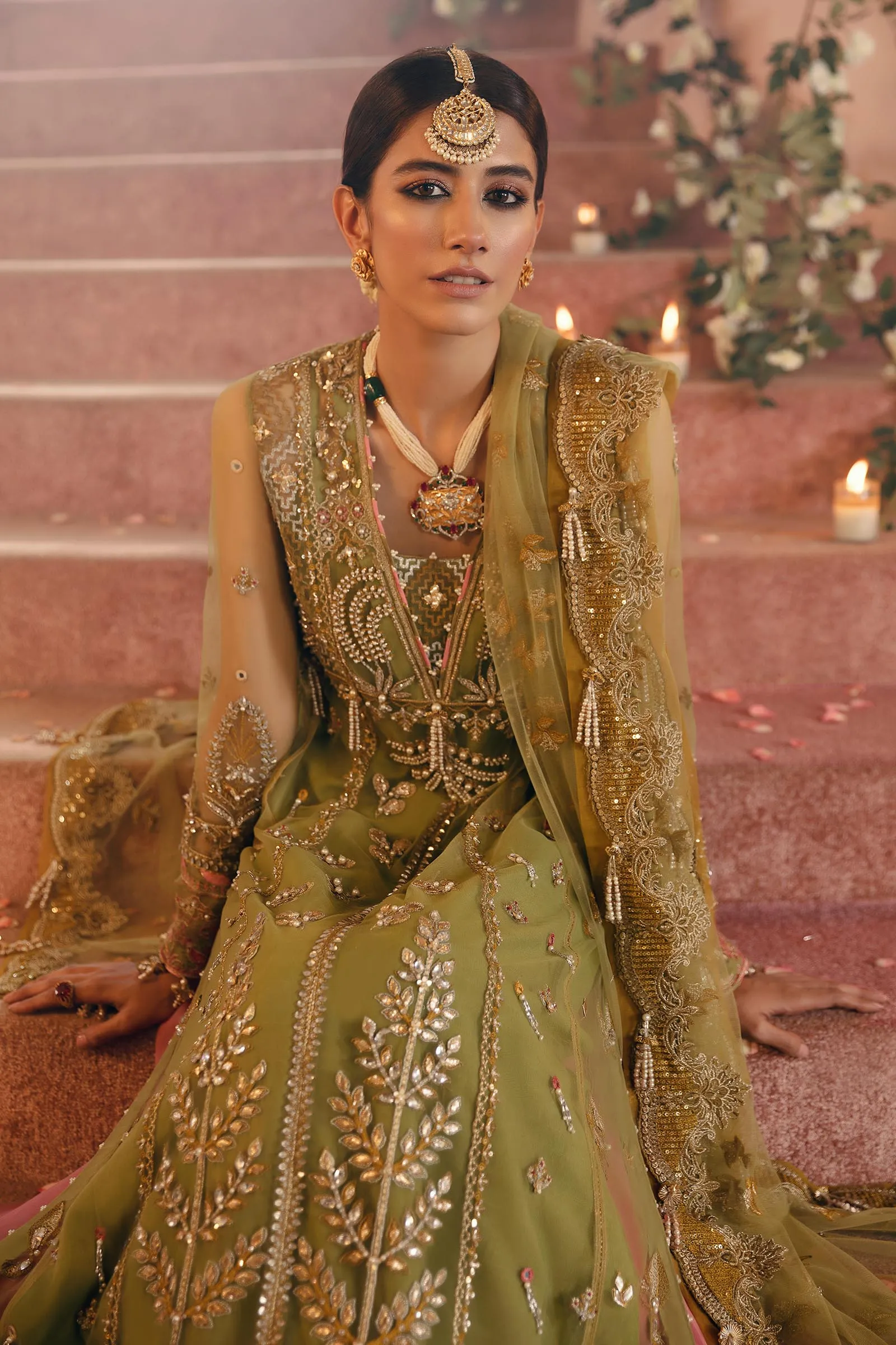 MEHZEBEEN (ZRW-20646) | Zaha Gossamer RTW Collection 2022 | Stitched Embellished Suits
