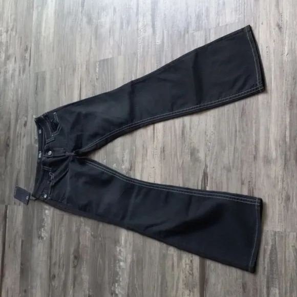 MeK Denim Ankara Boot Cut Jeans Black Women's 29 | 34