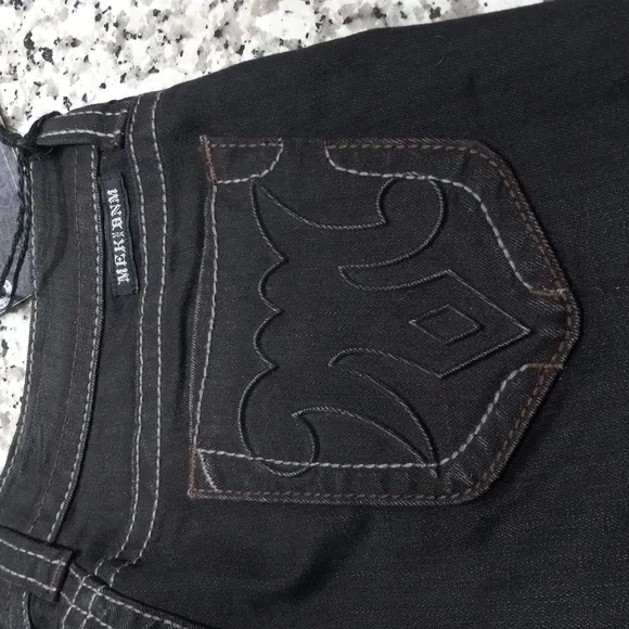 MeK Denim Ankara Boot Cut Jeans Black Women's 29 | 34