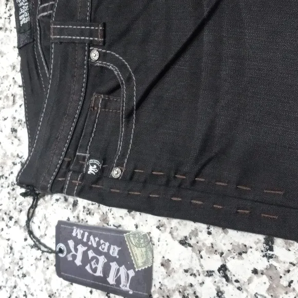 MeK Denim Ankara Boot Cut Jeans Black Women's 29 | 34