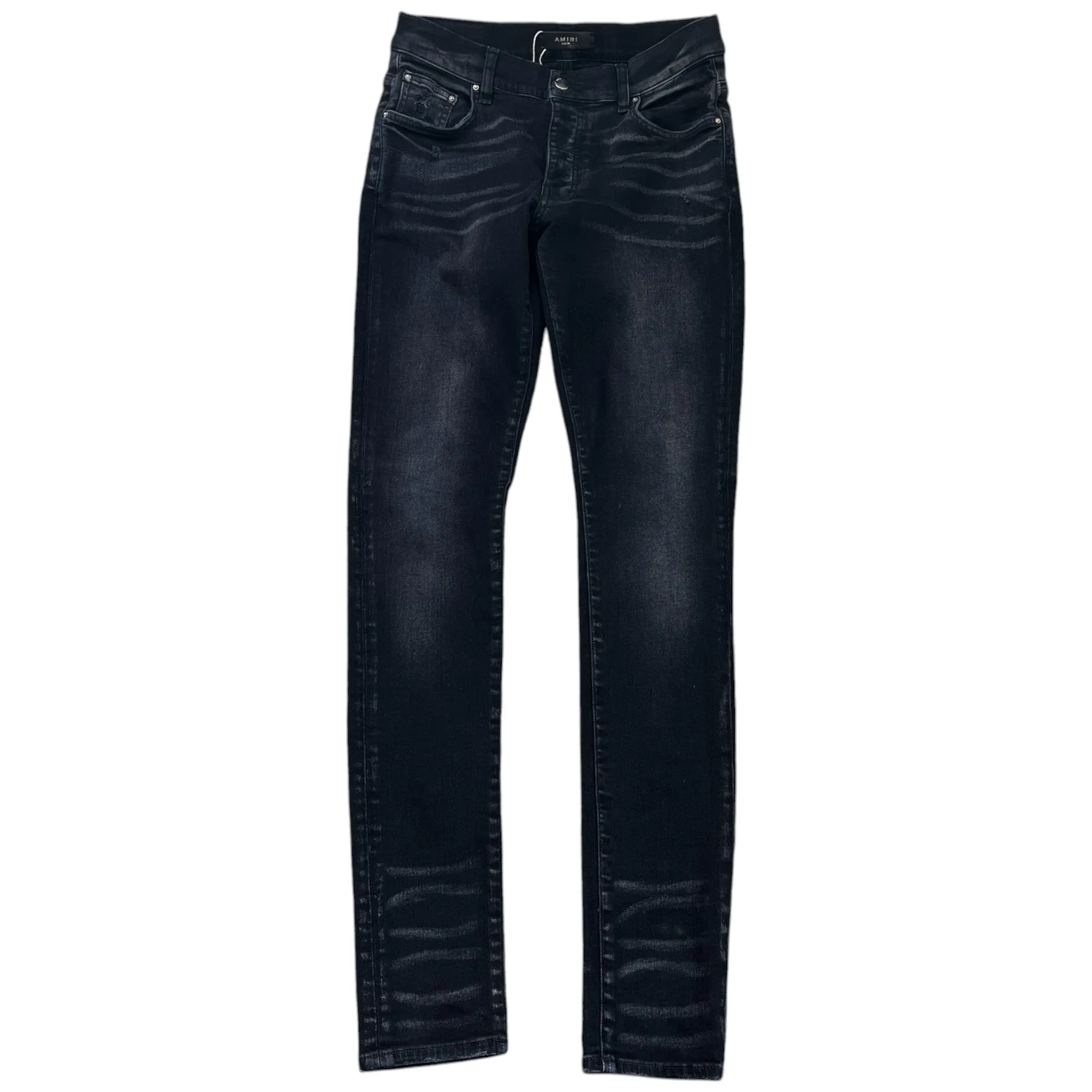 Men's Distressed Jeans Black Size Waist 30"