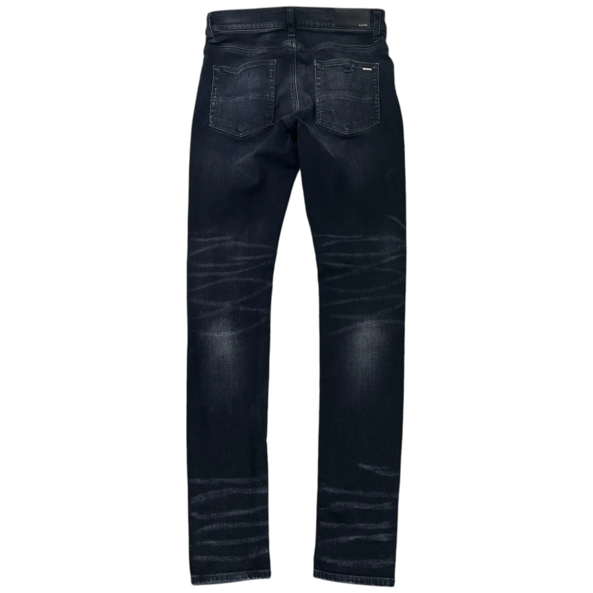 Men's Distressed Jeans Black Size Waist 30"