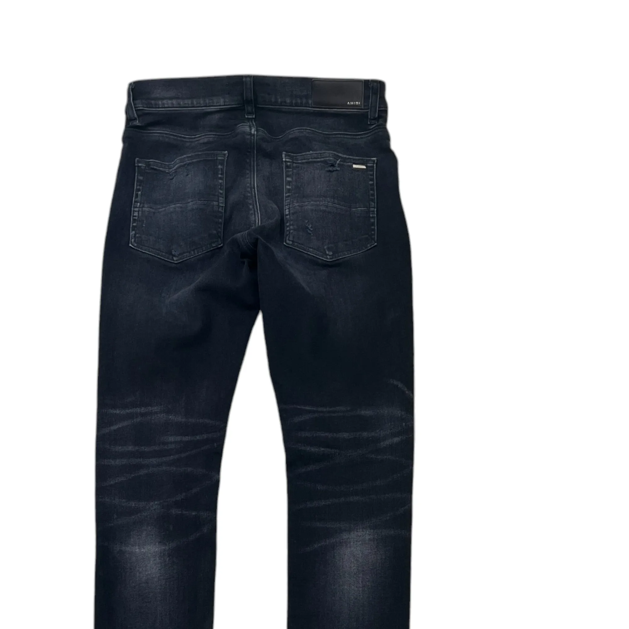 Men's Distressed Jeans Black Size Waist 30"