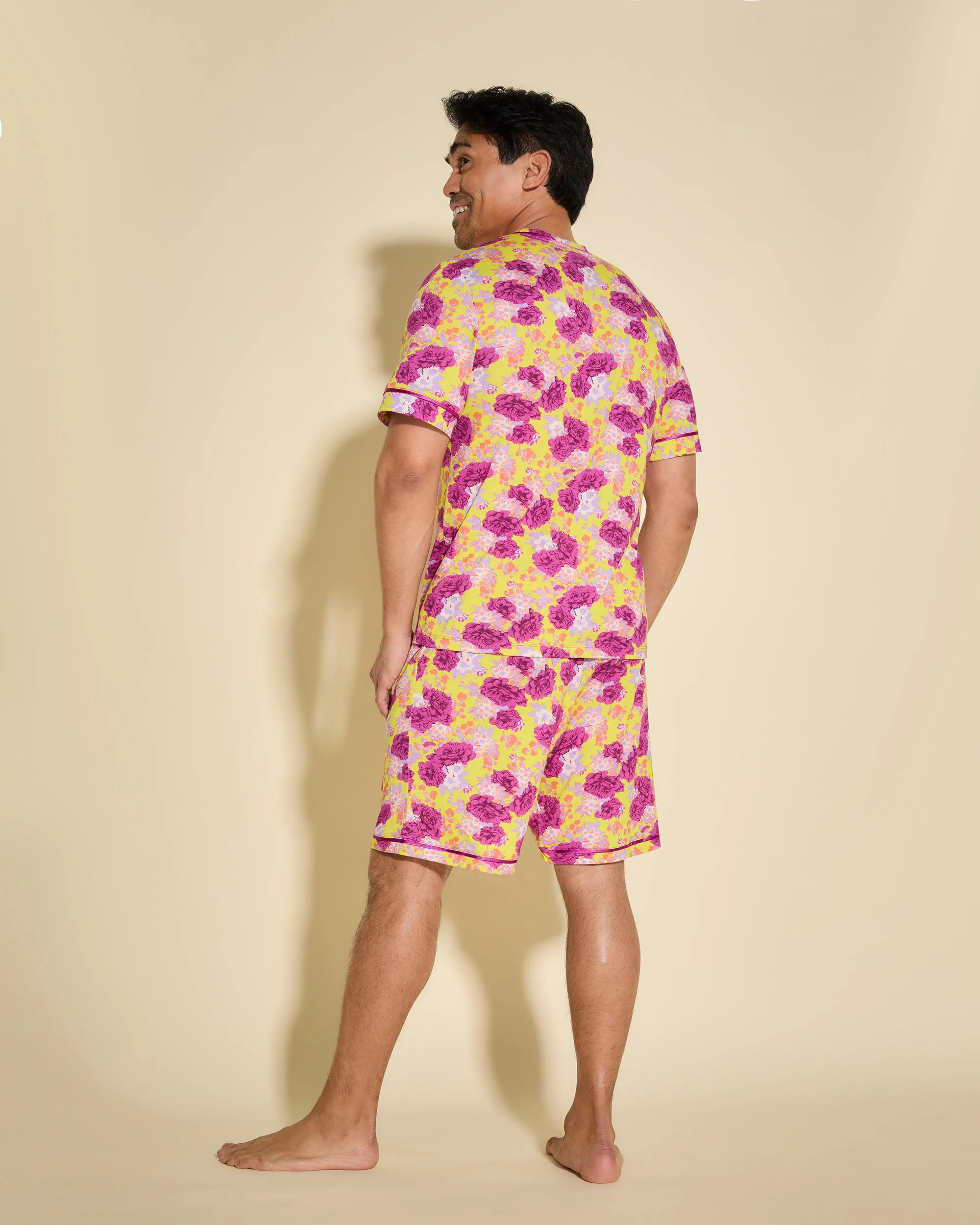 Men's Short Sleeve Top & Shorts Pajama Set