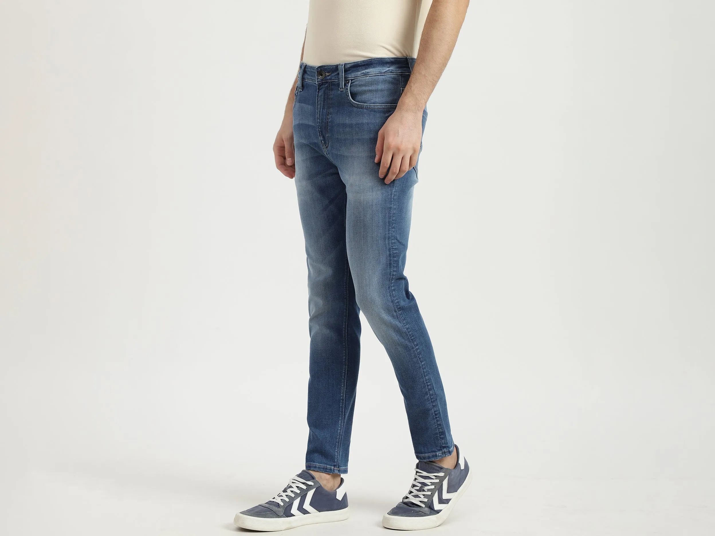 Mens Slim Straight Jeans