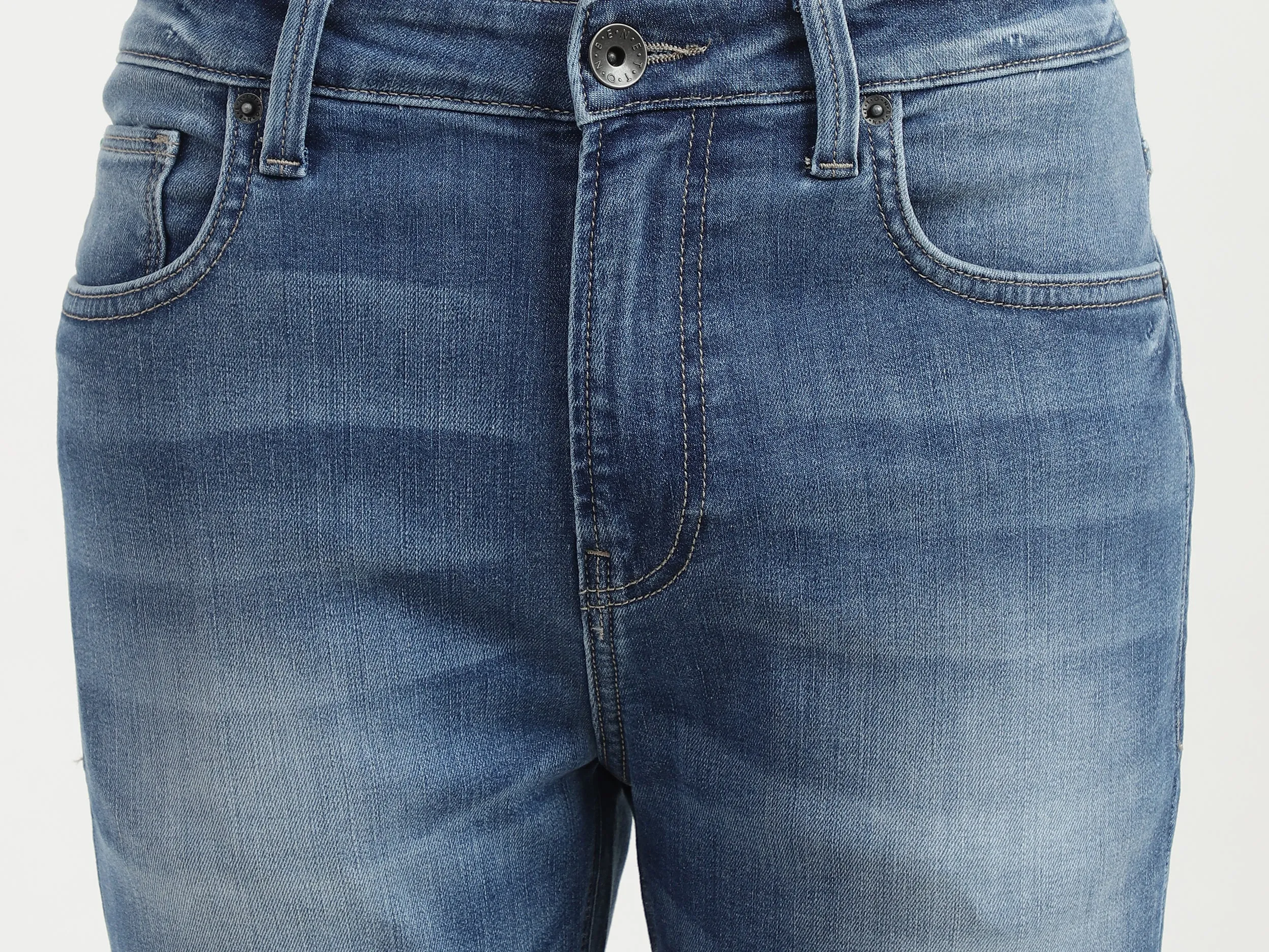 Mens Slim Straight Jeans