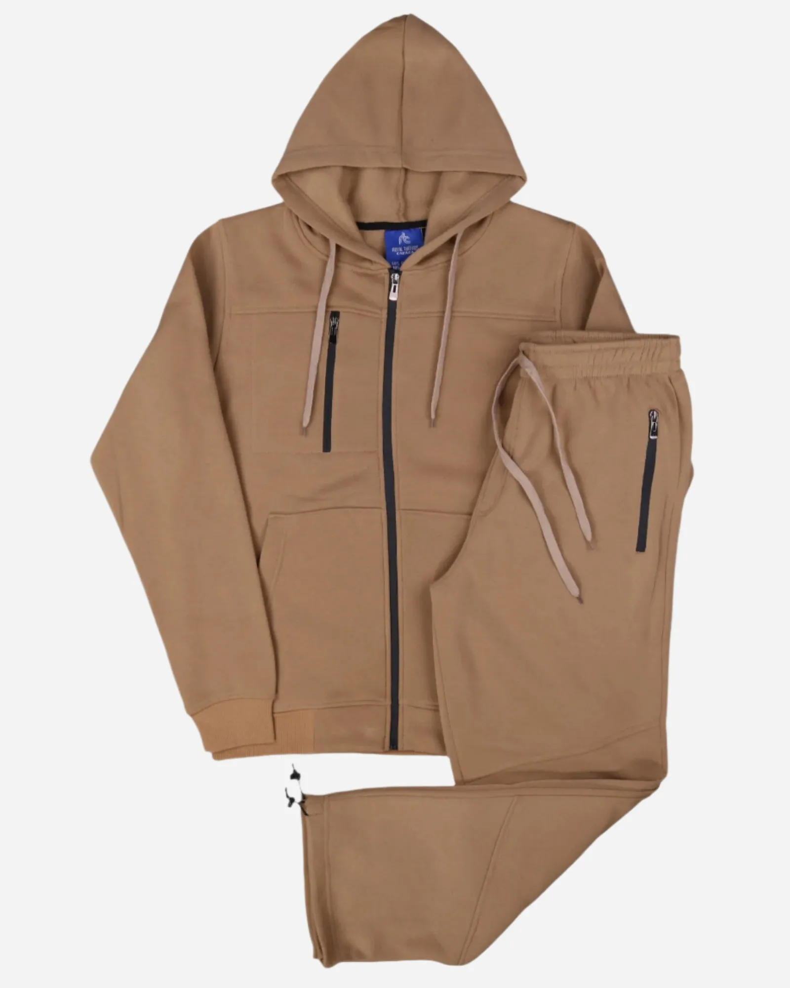 Men's Sweatsuit Soft Fleece Sweat Jacket with Sweatpants