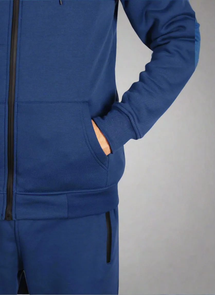 Men's Sweatsuit Soft Fleece Sweat Jacket with Sweatpants