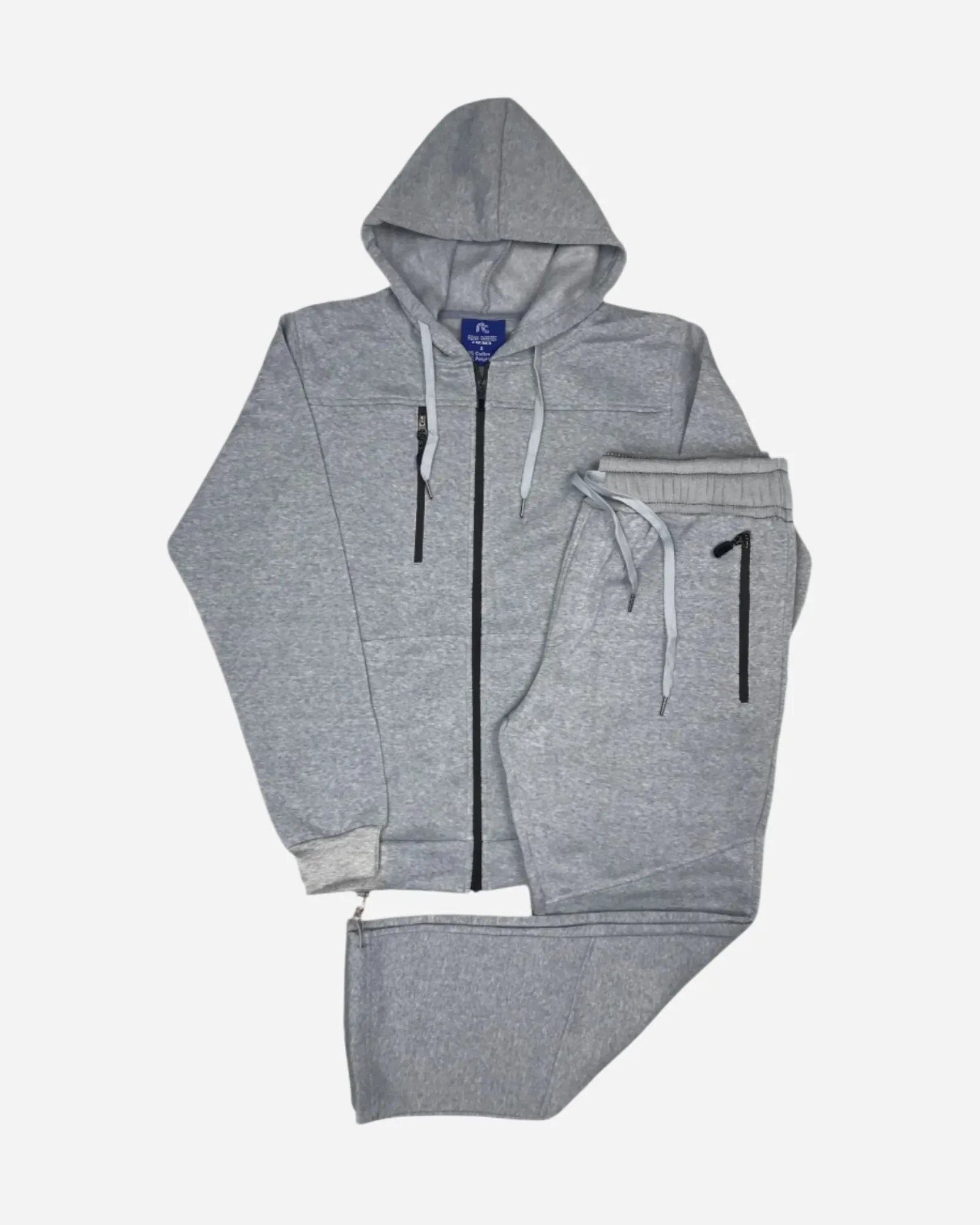 Men's Sweatsuit Soft Fleece Sweat Jacket with Sweatpants