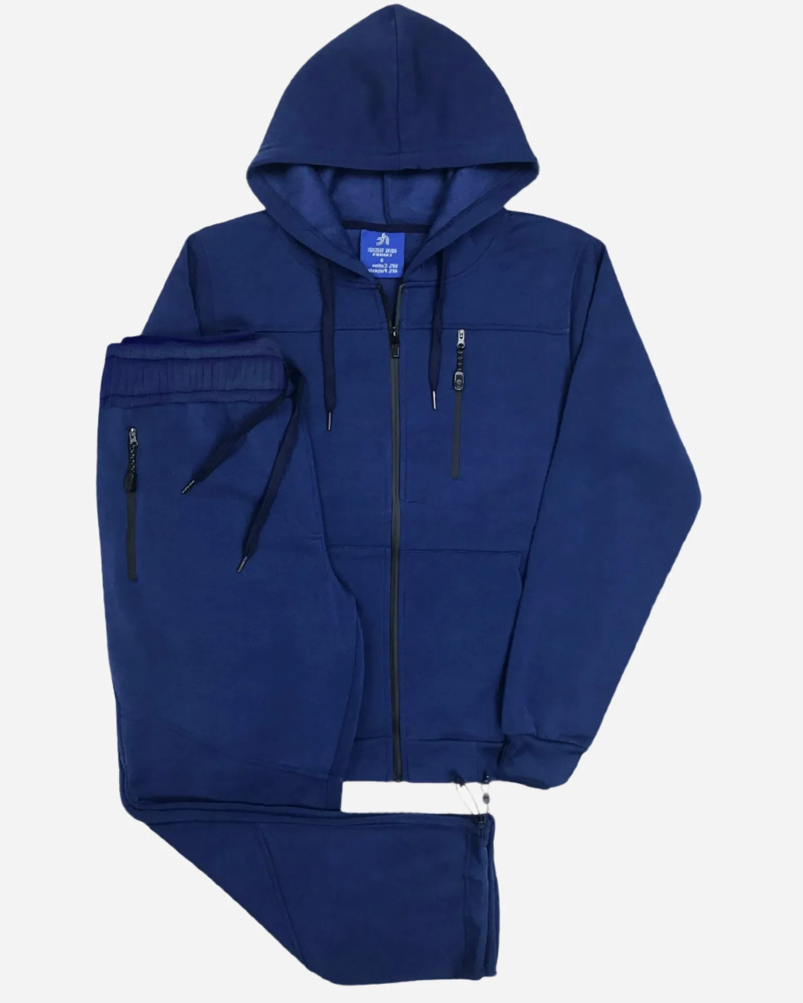 Men's Sweatsuit Soft Fleece Sweat Jacket with Sweatpants