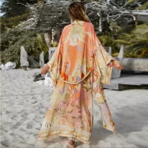 Mermaid pastel kimono NWT size M