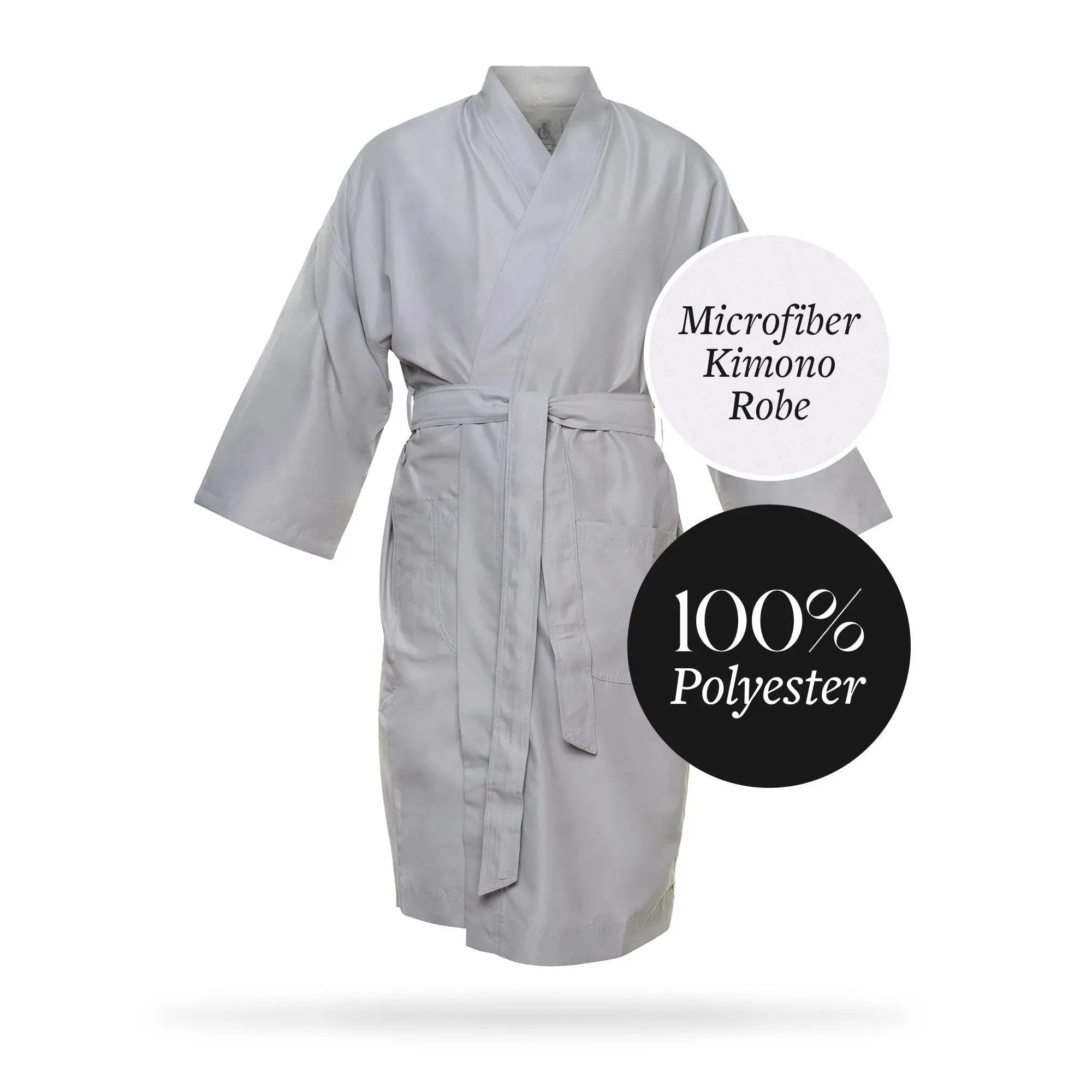 Microfiber Plush Kimono Robe with Minx Plush Lining | Style: MPK3000