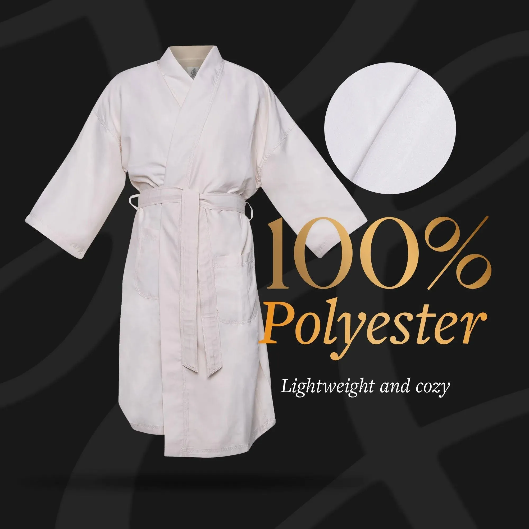 Microfiber Plush Kimono Robe with Minx Plush Lining | Style: MPK3000