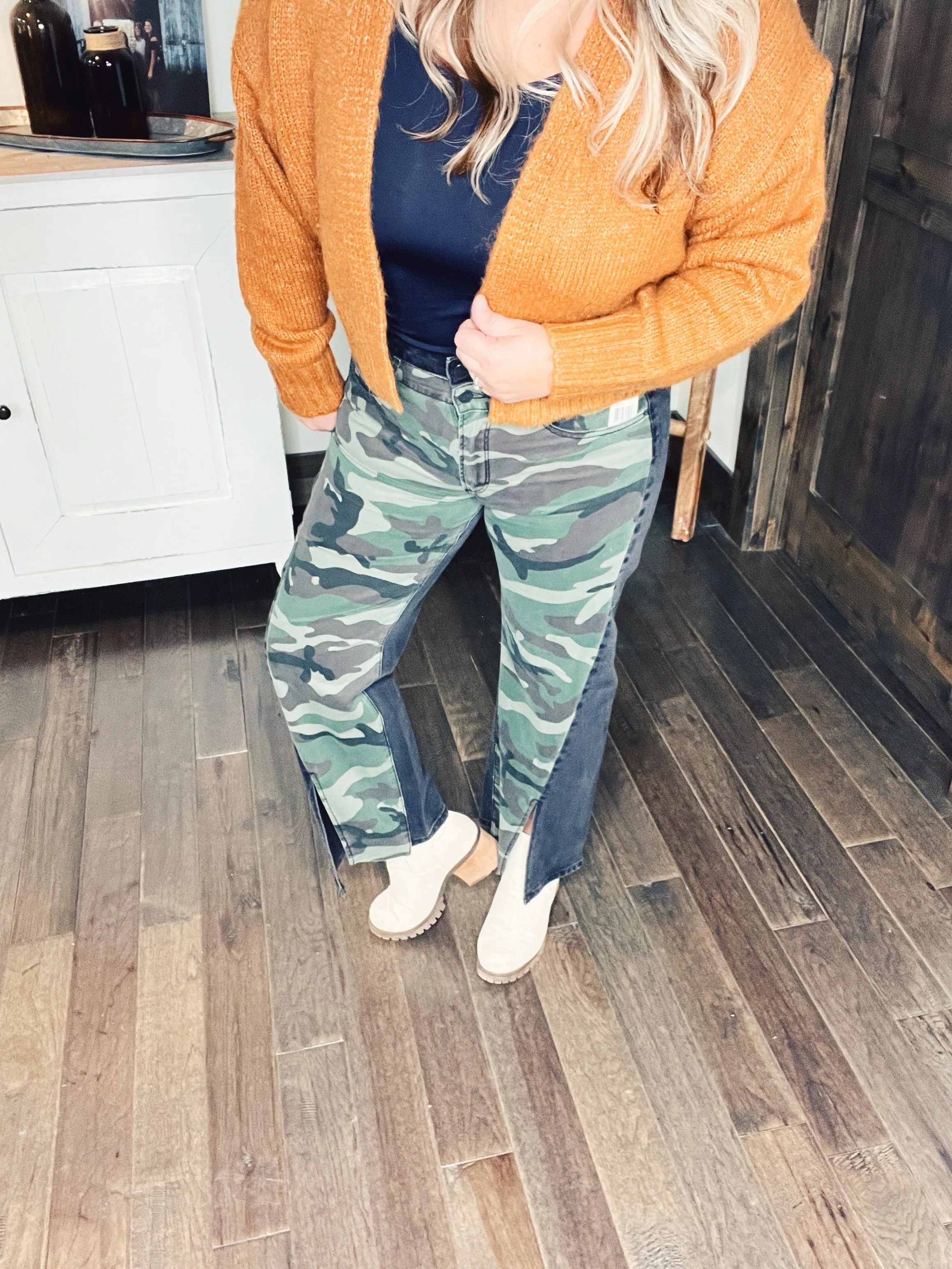 Mixed Camo Jeans