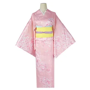 Miyo Saimori Pink Cosplay Kimono