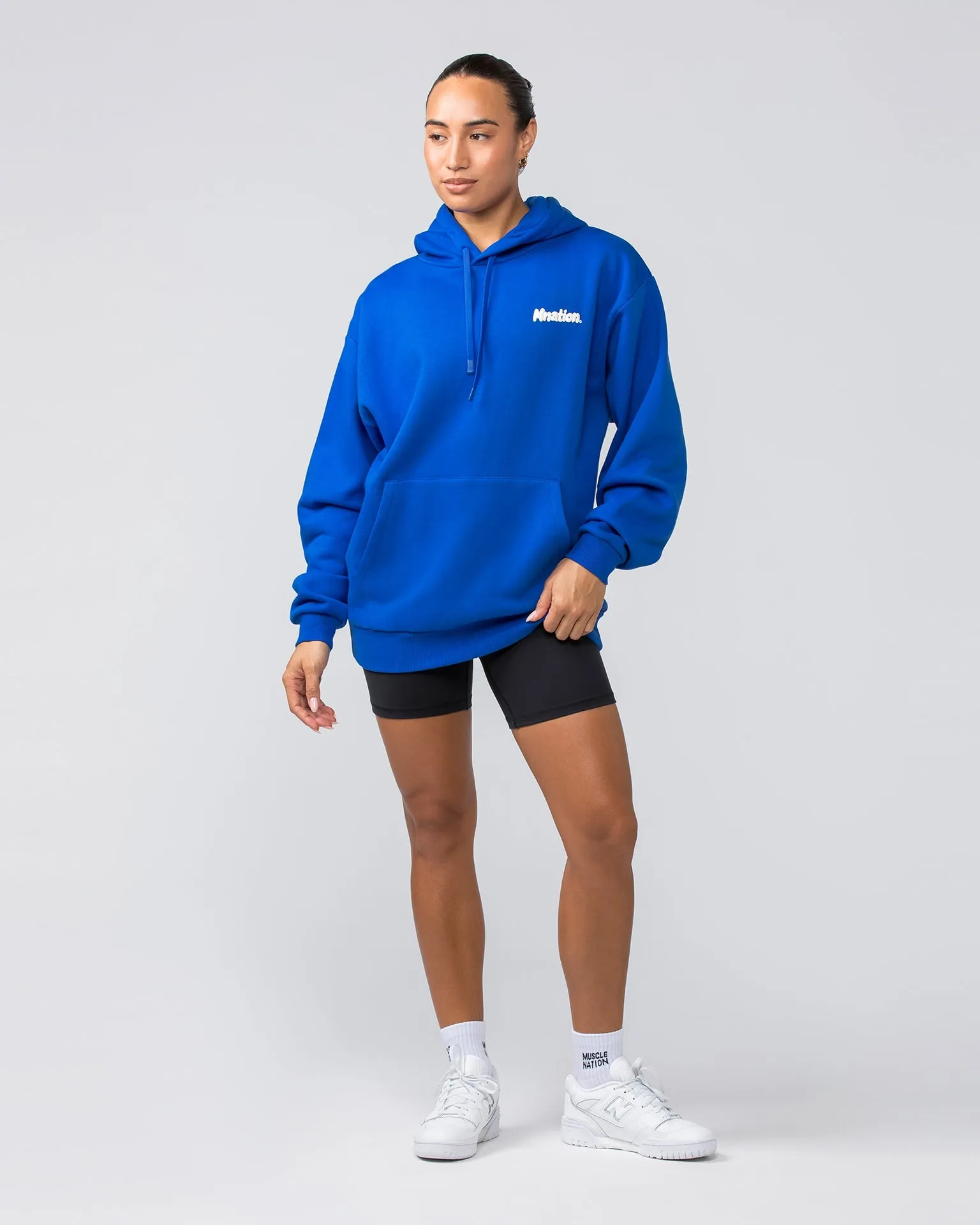 MNation Oversized Hoodie - Bondi Blue