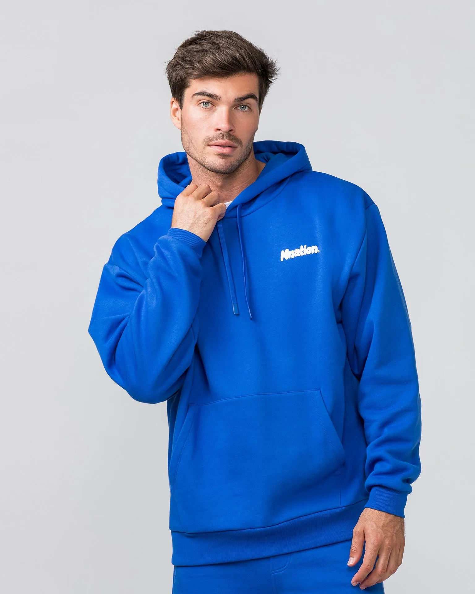 MNation Oversized Hoodie - Bondi Blue