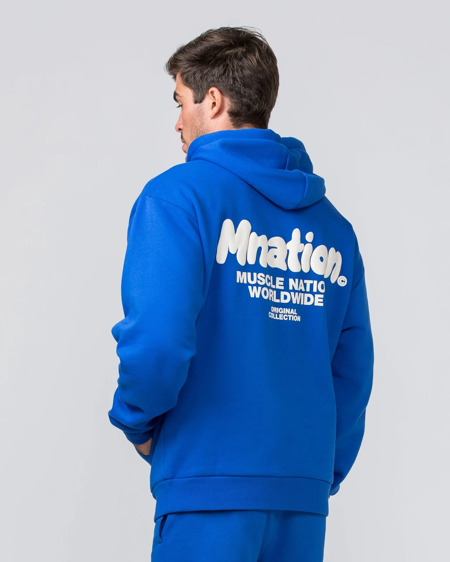 MNation Oversized Hoodie - Bondi Blue