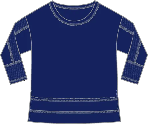 Modal Span Terry Sand   Sea Pullover