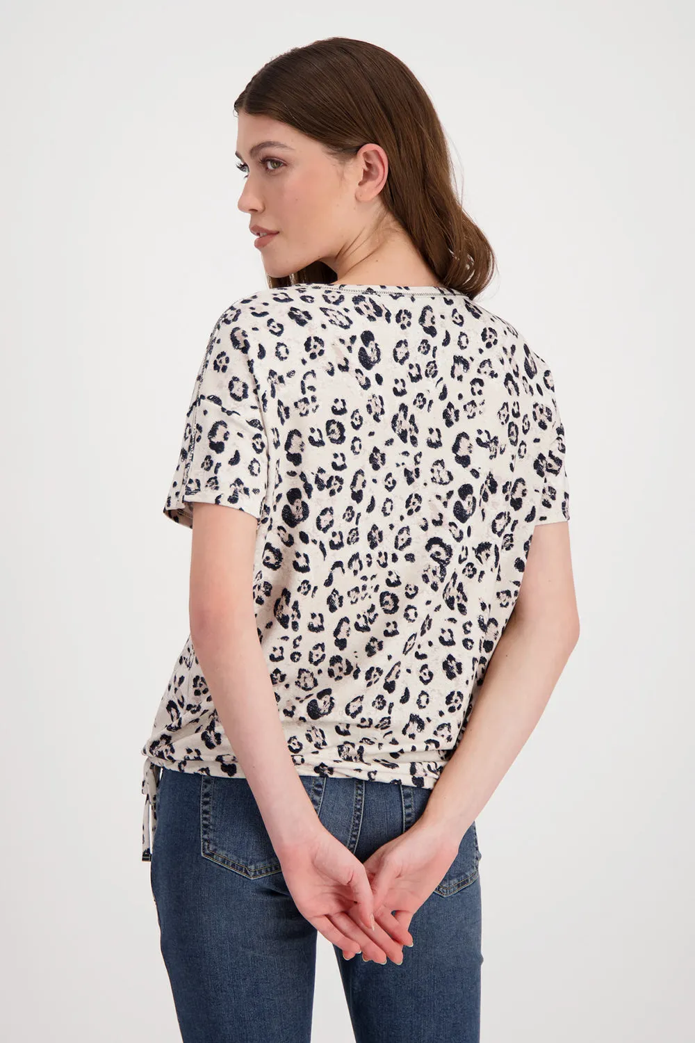 Monari Animal Print T Shirt M807135