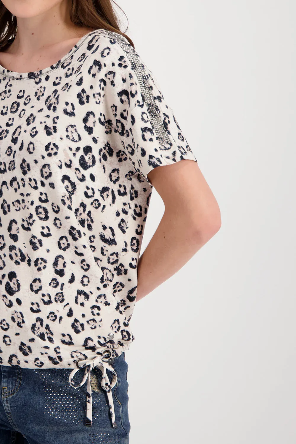 Monari Animal Print T Shirt M807135