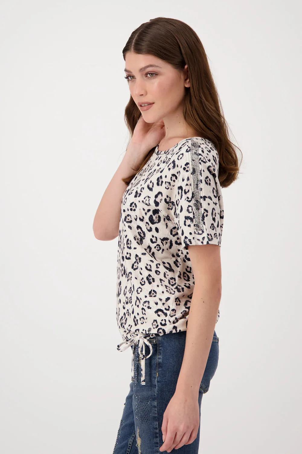 Monari Animal Print T Shirt M807135