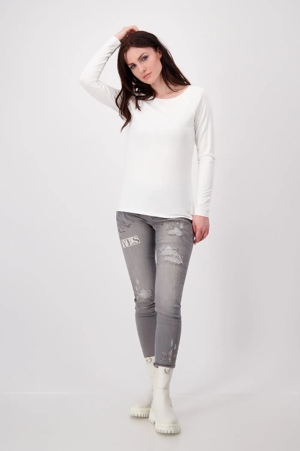 Monari Basic Long Sleeve Tee M806996