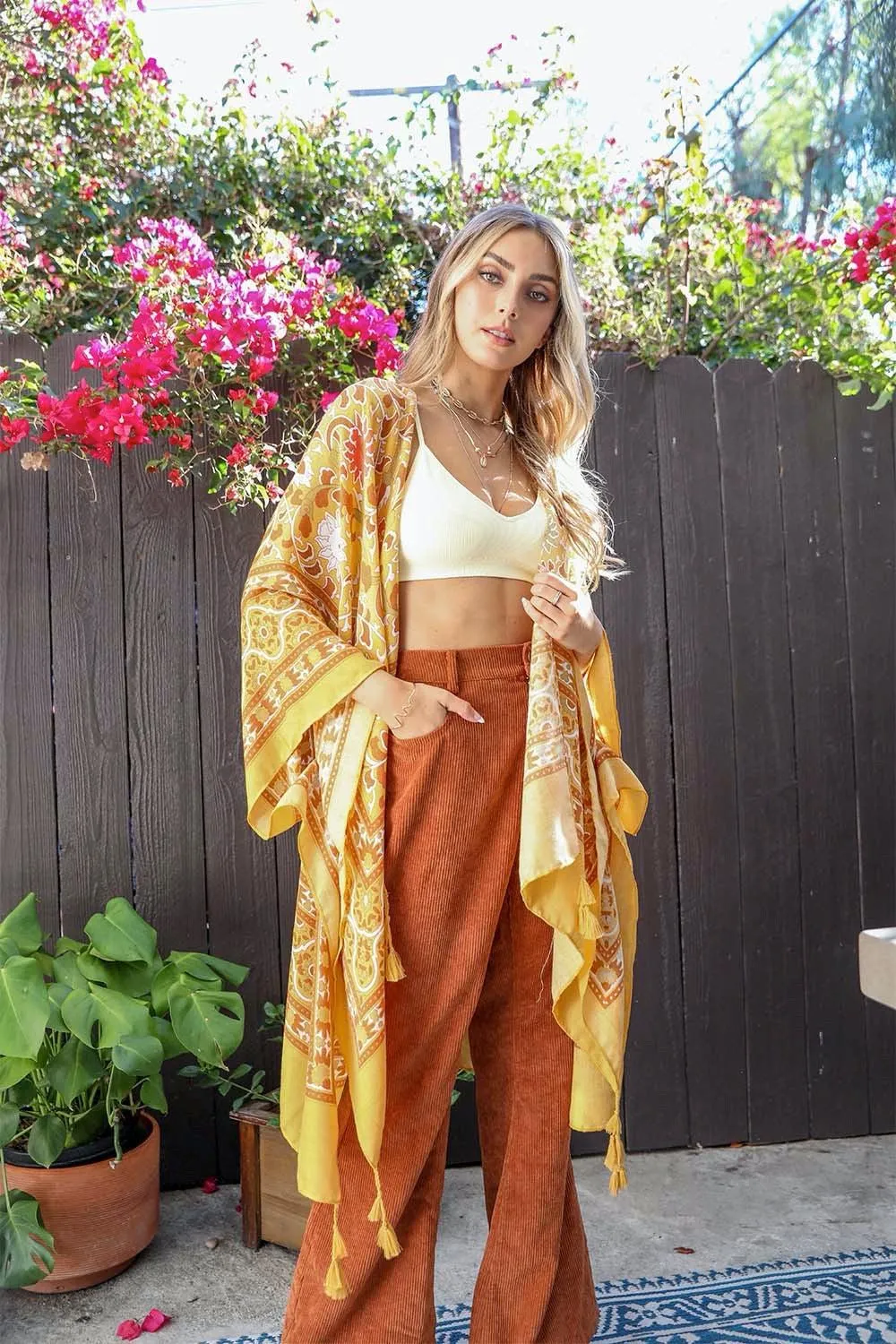 Moroccan Inspired Tapestry Kimono - 5 colors
