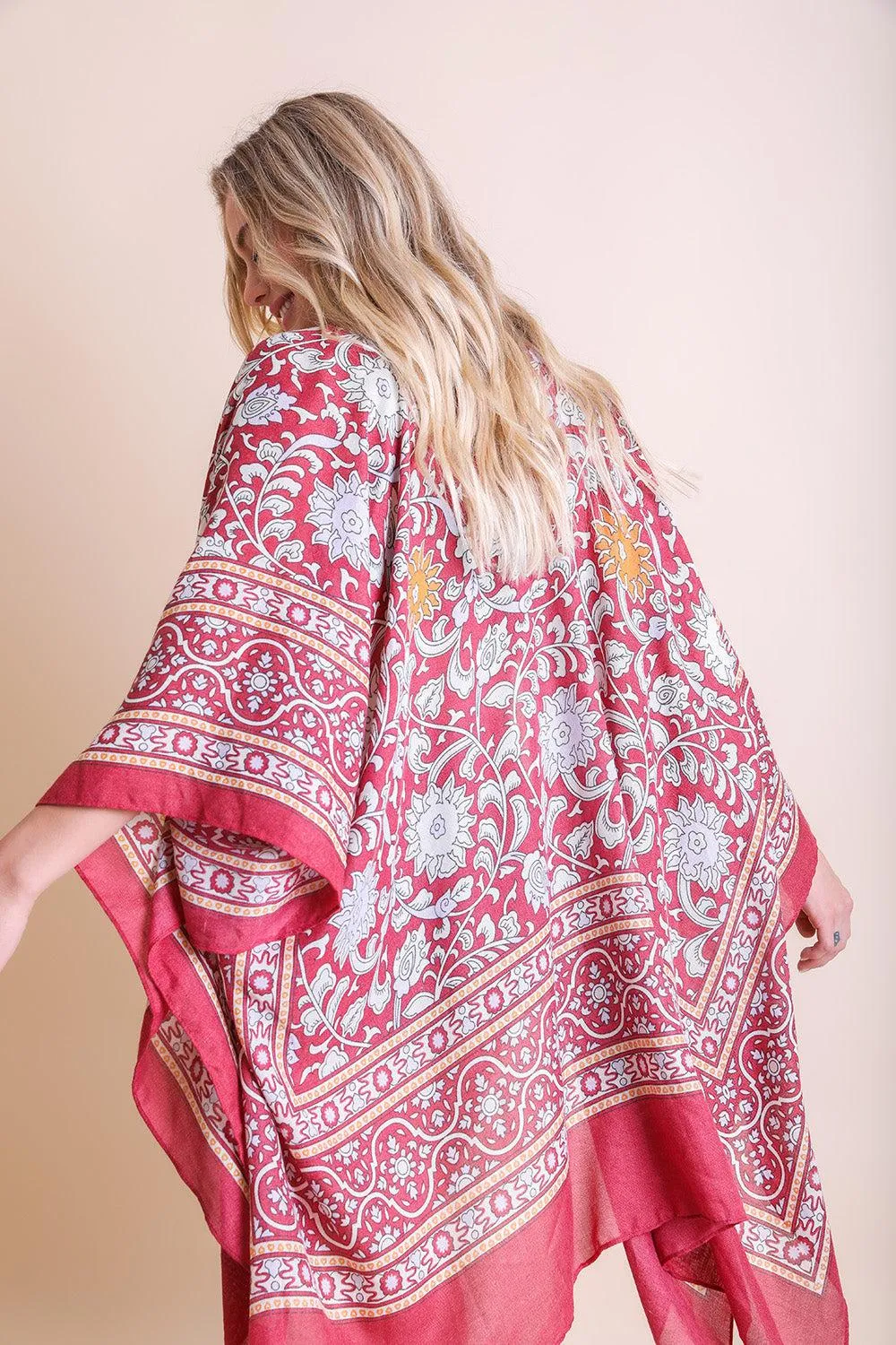 Moroccan Inspired Tapestry Kimono - 5 colors