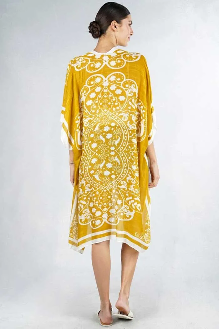 Mustard Bohemian Kimono