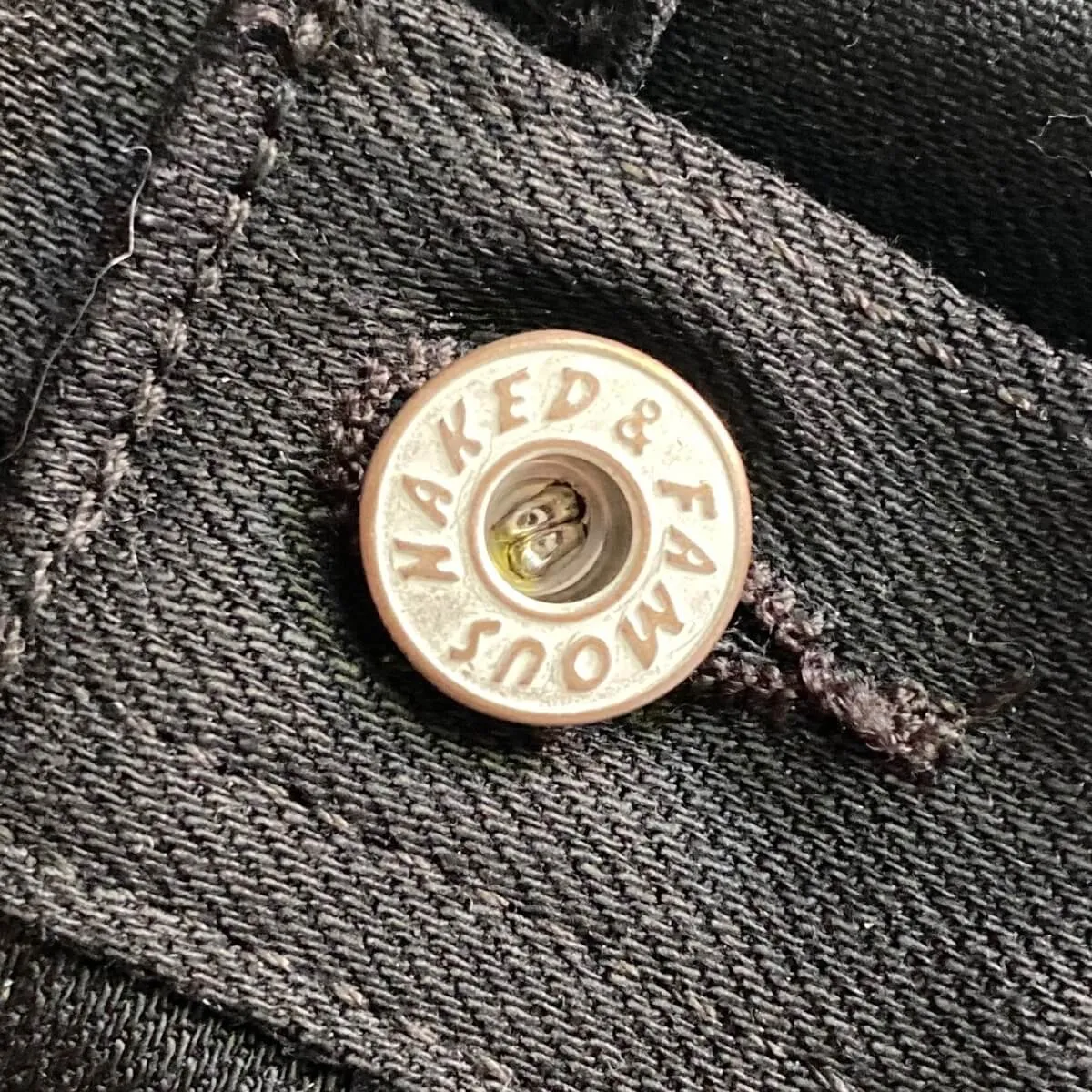 Naked & Famous Denim Black Power Stretch - Weird Guy Jeans