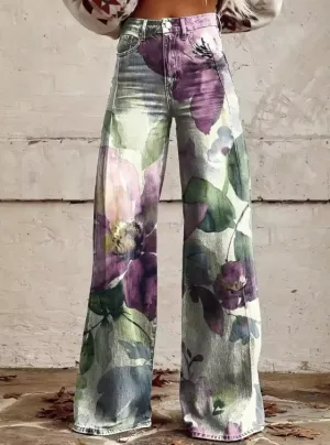 Naomi | Boho Harmony Wide-Leg Pants