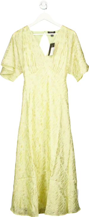 New Look Gold Kimono Sleeve Dress UK 12