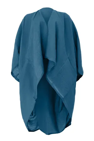 NEW! Petite LINEN Kimono Blue Sky