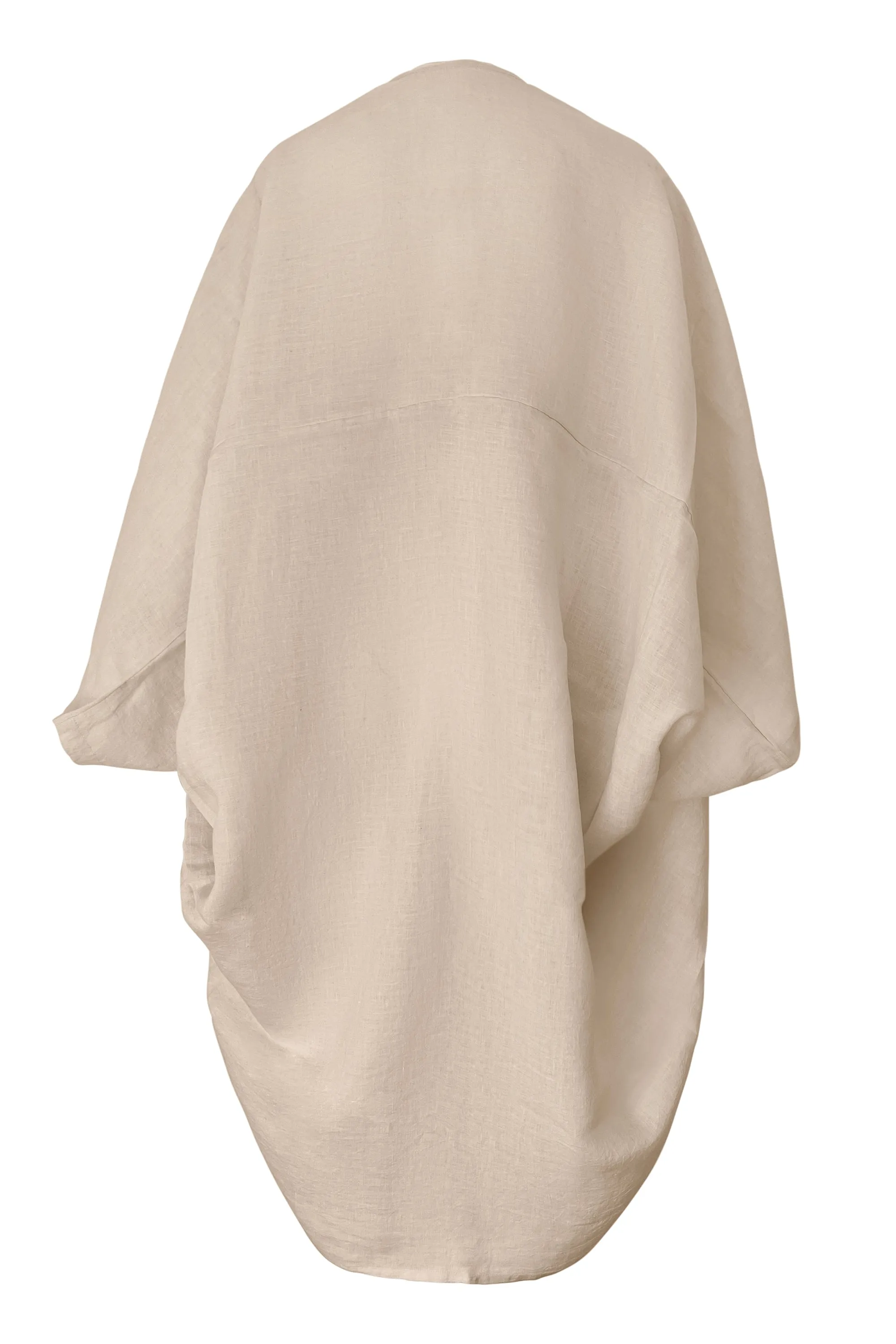 NEW! Petite LINEN Kimono Clotted Cream