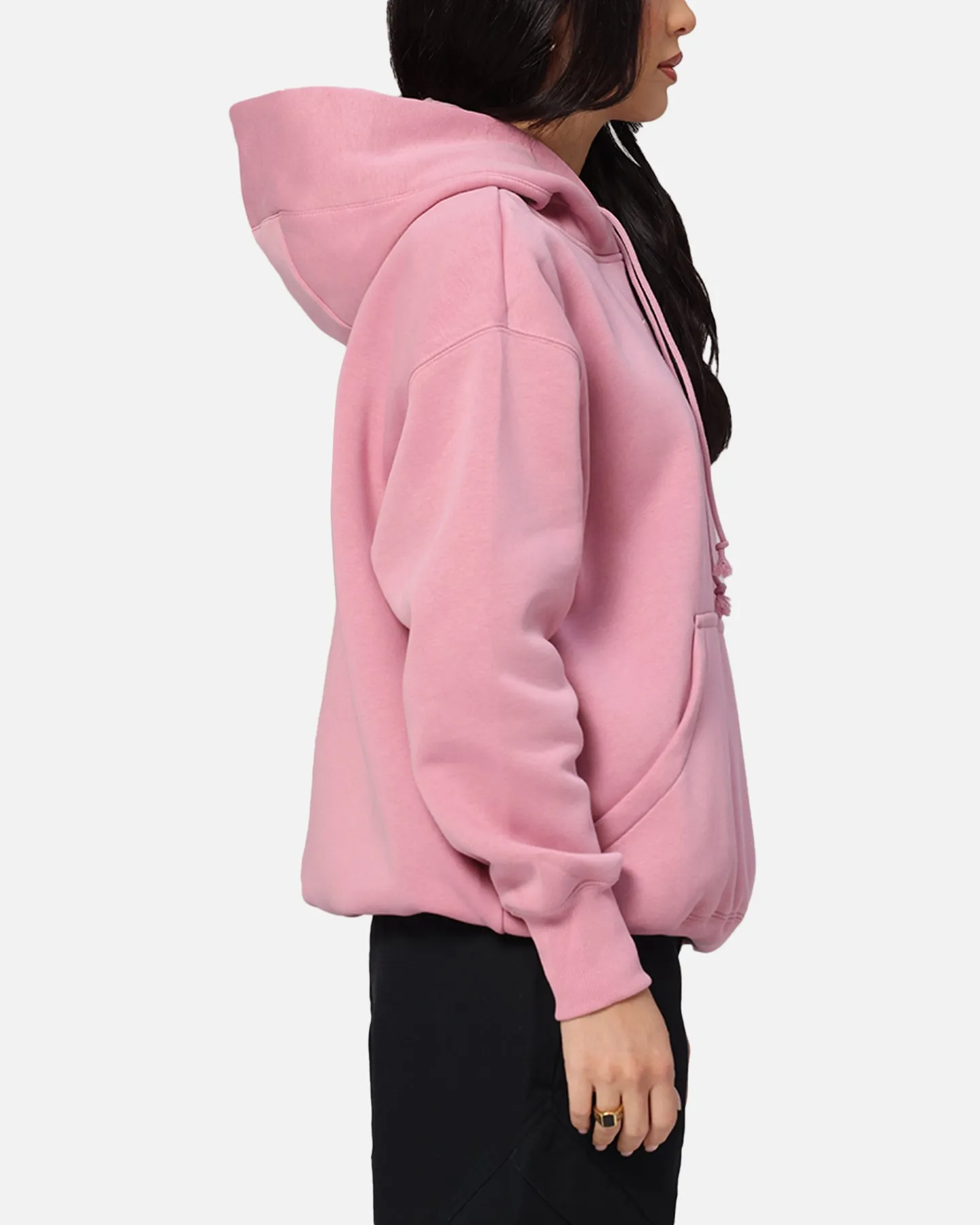 Nike Women's Sportswear Phoenix Fleece Oversized Pullover Hoodie Pink