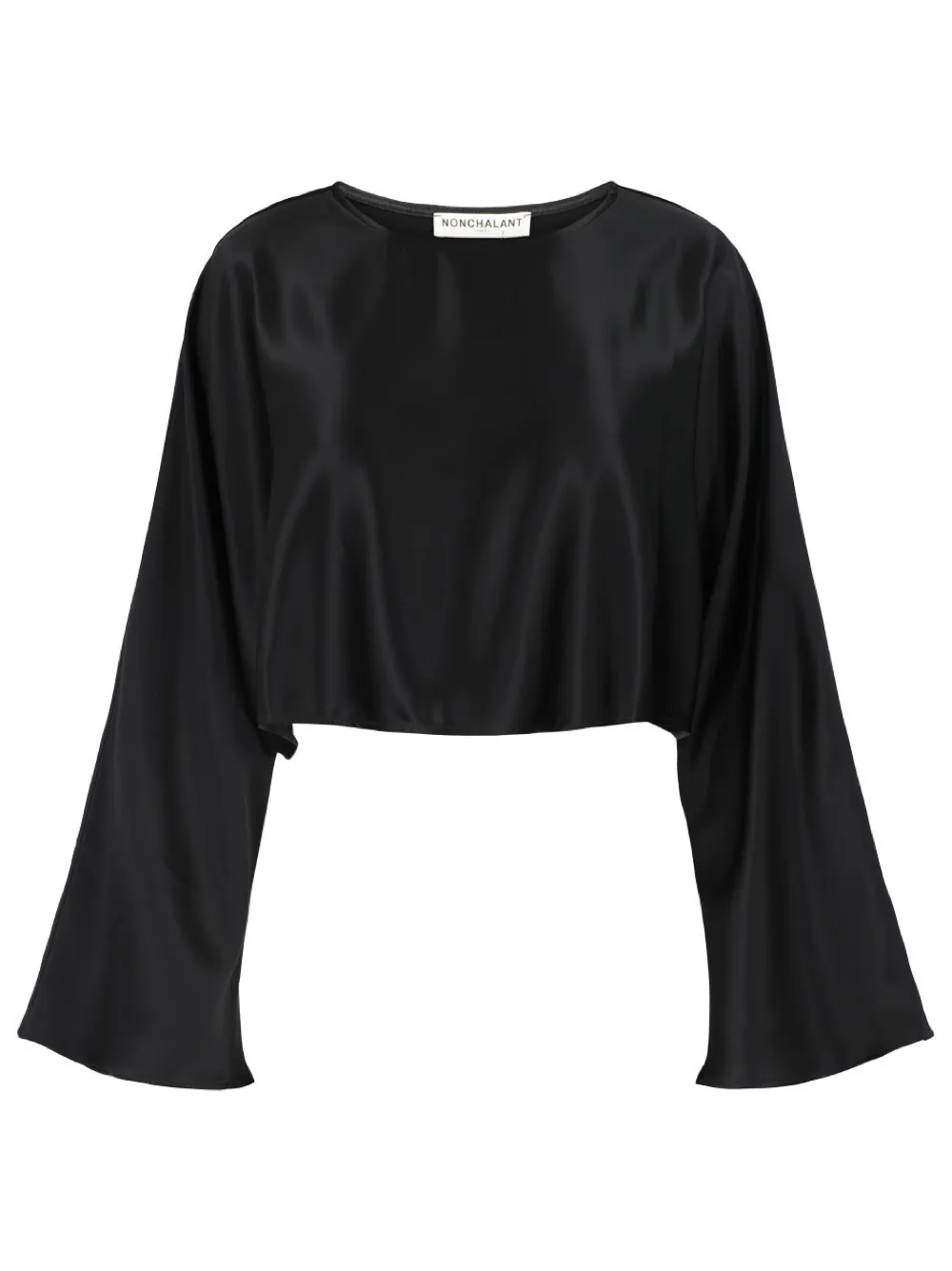 Nonchalant Elena Crop in Black
