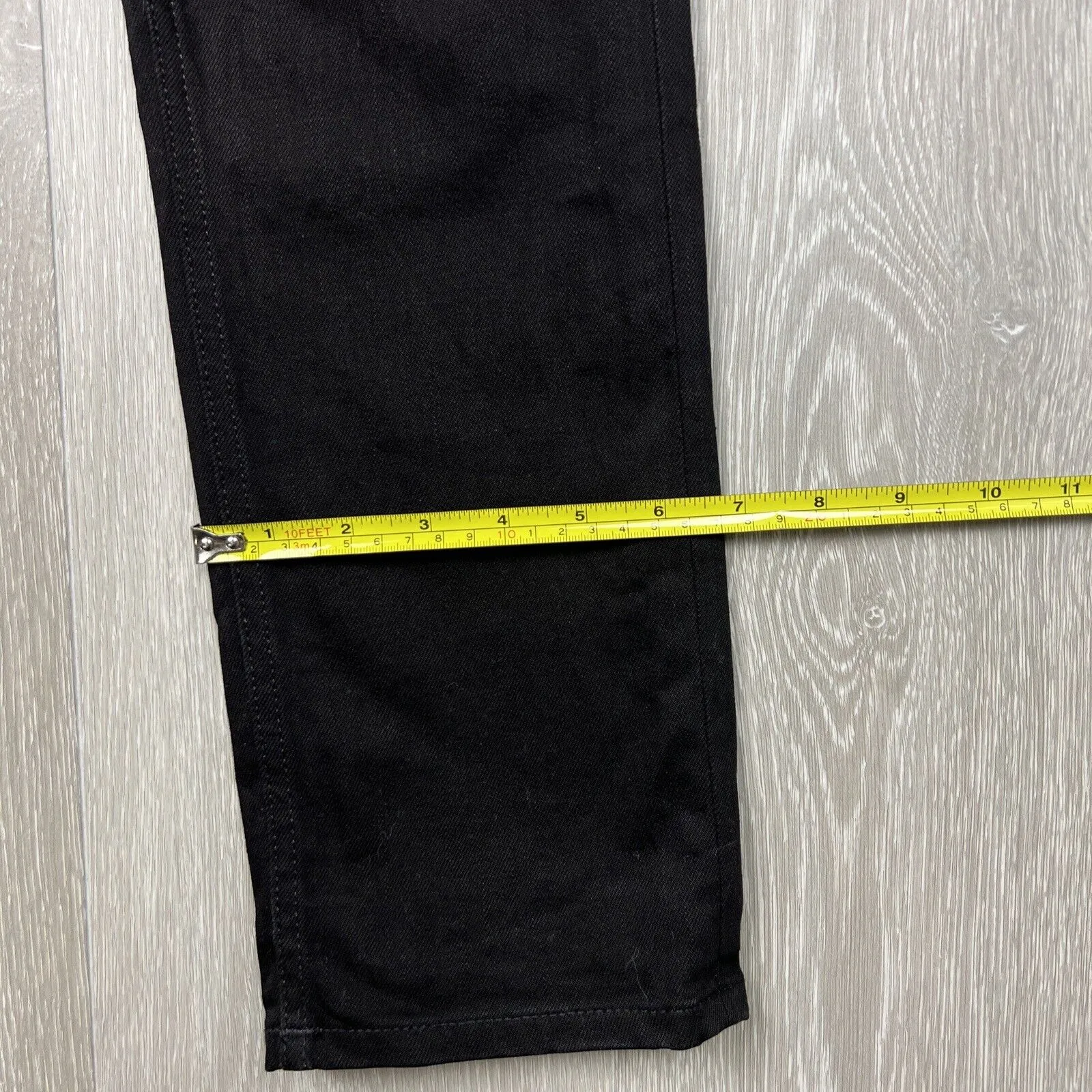 Nudie Jeans Co. Black Denim Skinny Jeans Lean Dean Size 32 X 32