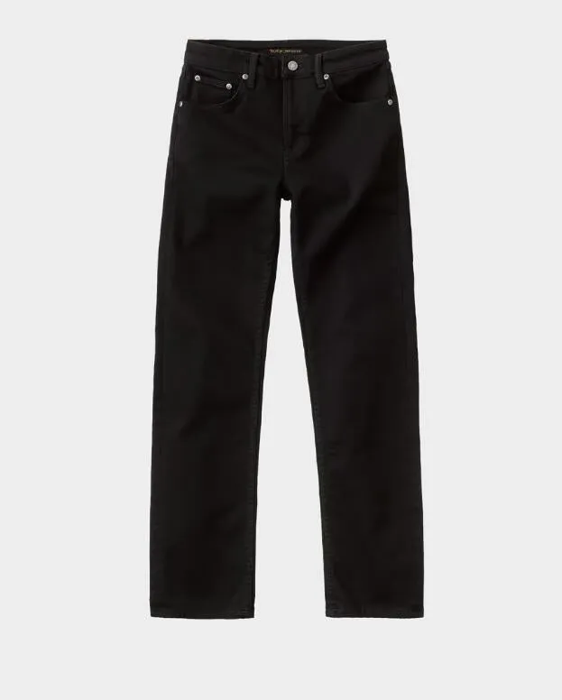 【Nudie Jeans】Straight Sally Everblack Jeans 女版合身直筒褲不褪黑牛仔褲