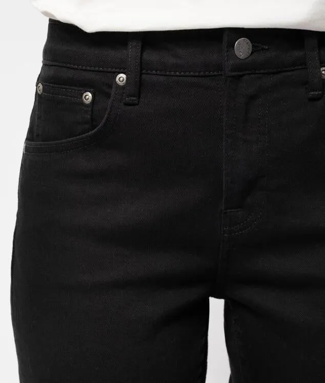 【Nudie Jeans】Straight Sally Everblack Jeans 女版合身直筒褲不褪黑牛仔褲