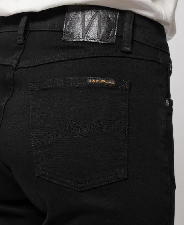 【Nudie Jeans】Straight Sally Everblack Jeans 女版合身直筒褲不褪黑牛仔褲