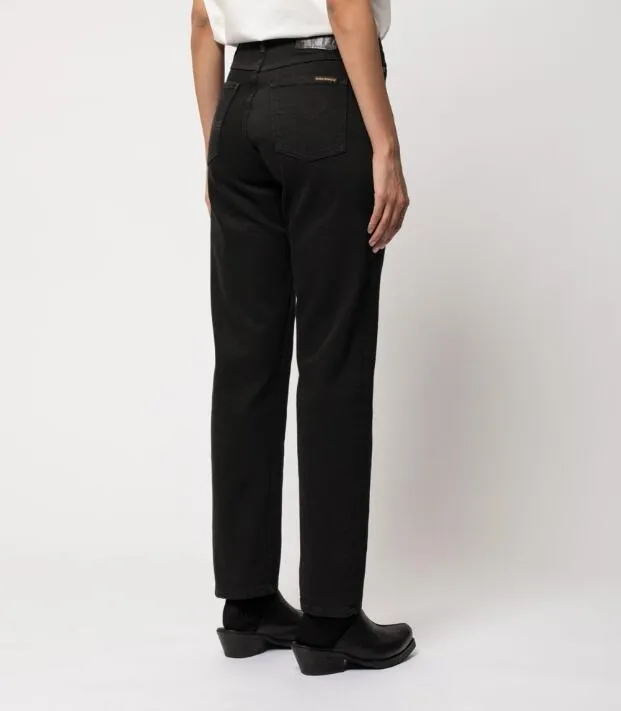 【Nudie Jeans】Straight Sally Everblack Jeans 女版合身直筒褲不褪黑牛仔褲