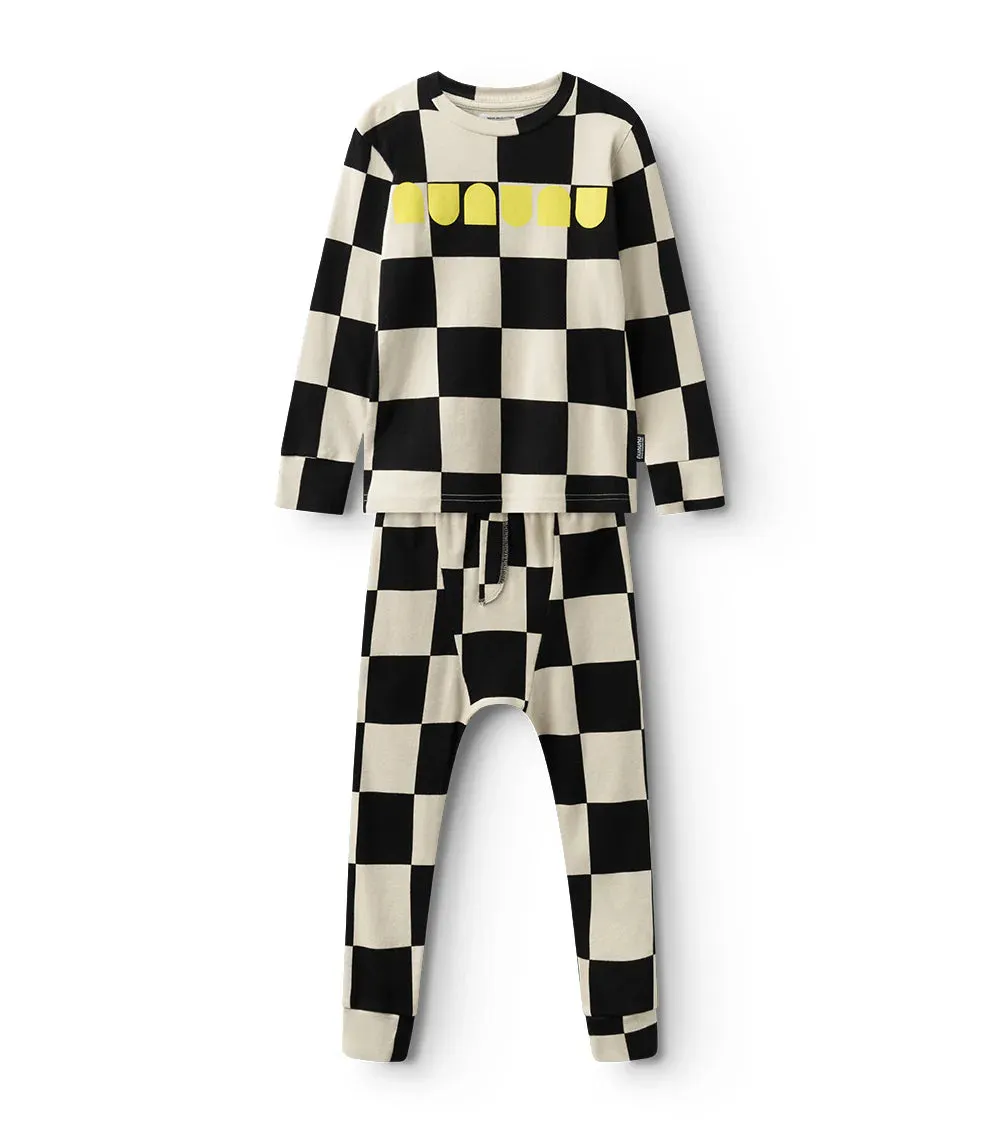nununu- Checkmate Loungewear (smokey natural)