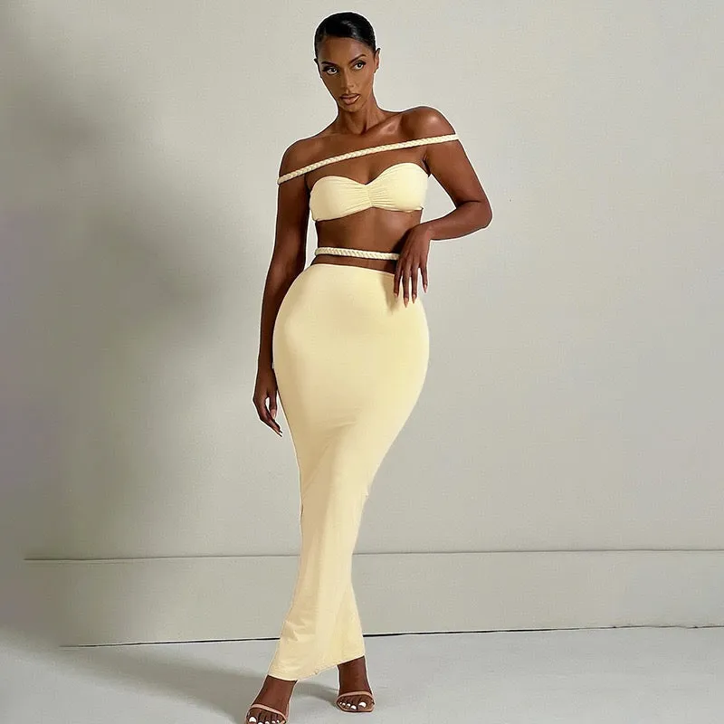 Obsidian Two-Piece Gown