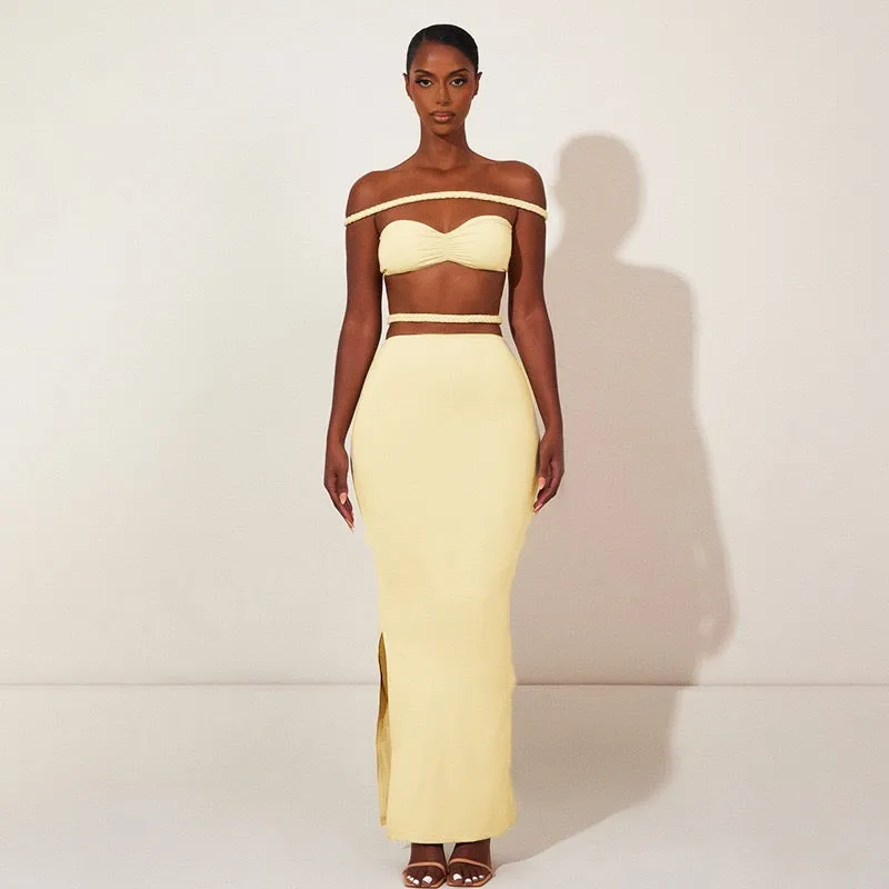 Obsidian Two-Piece Gown