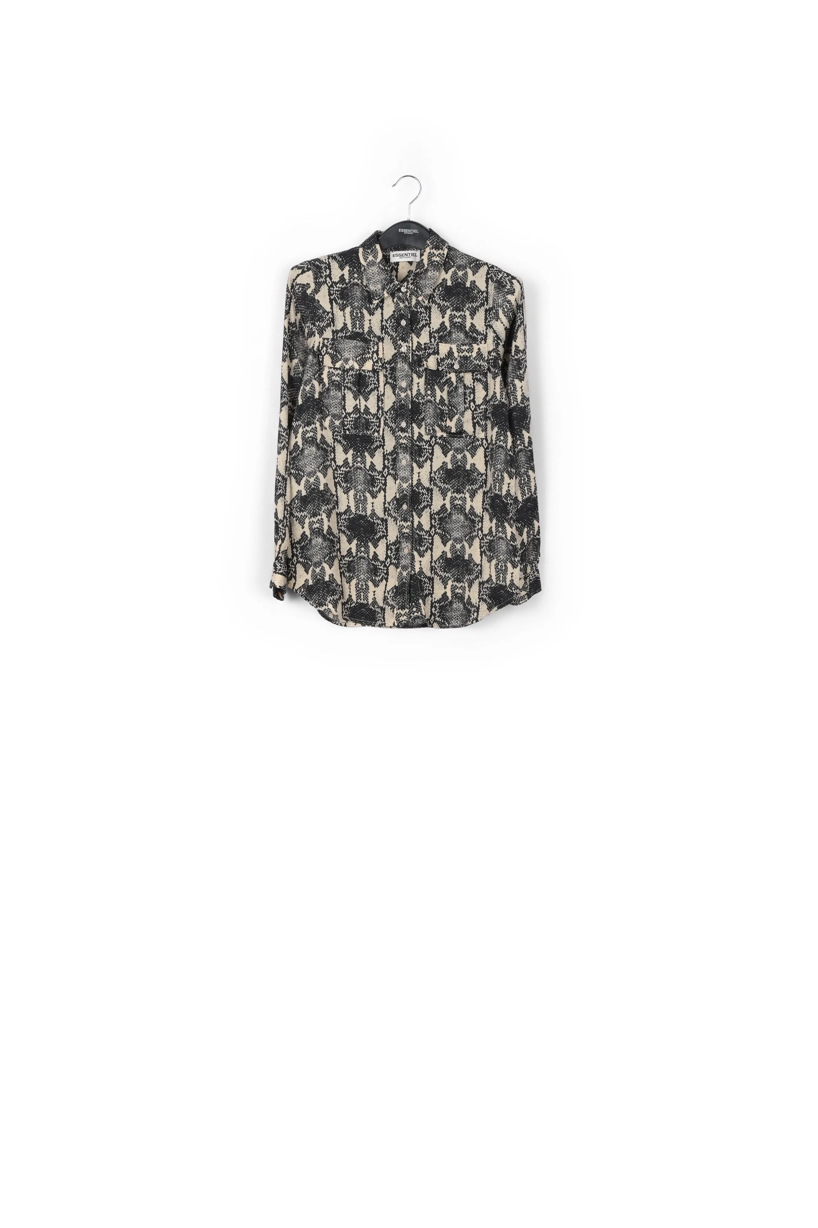 Off-white shirt with snake print