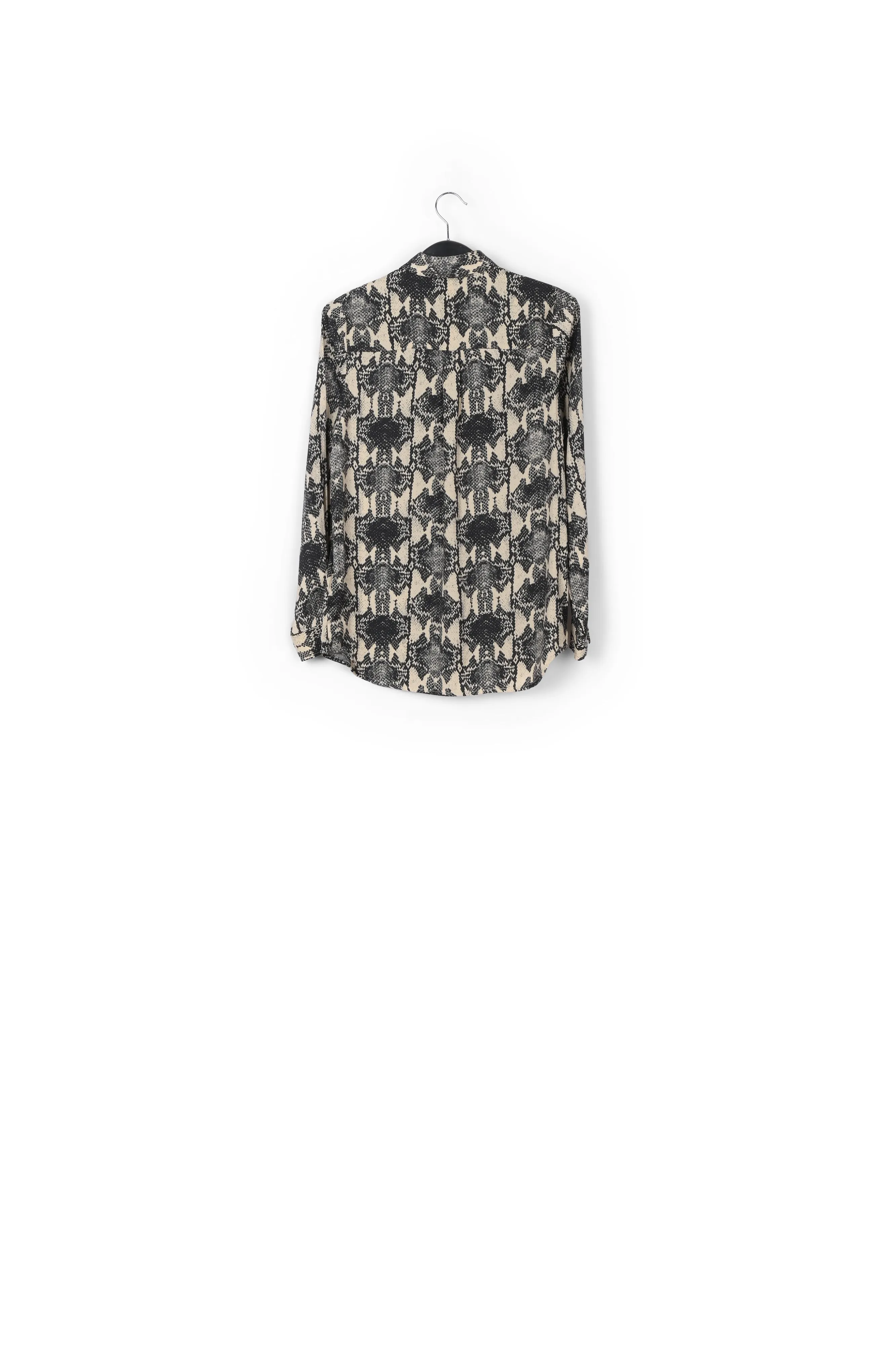 Off-white shirt with snake print